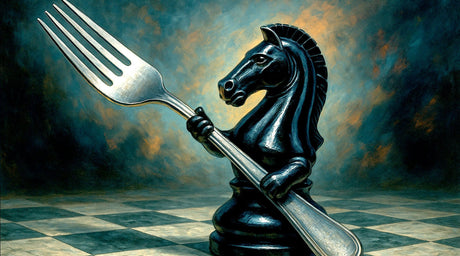 The Power of the Fork: Simple Tricks to Win Pieces in Chess - Tee Shop USA