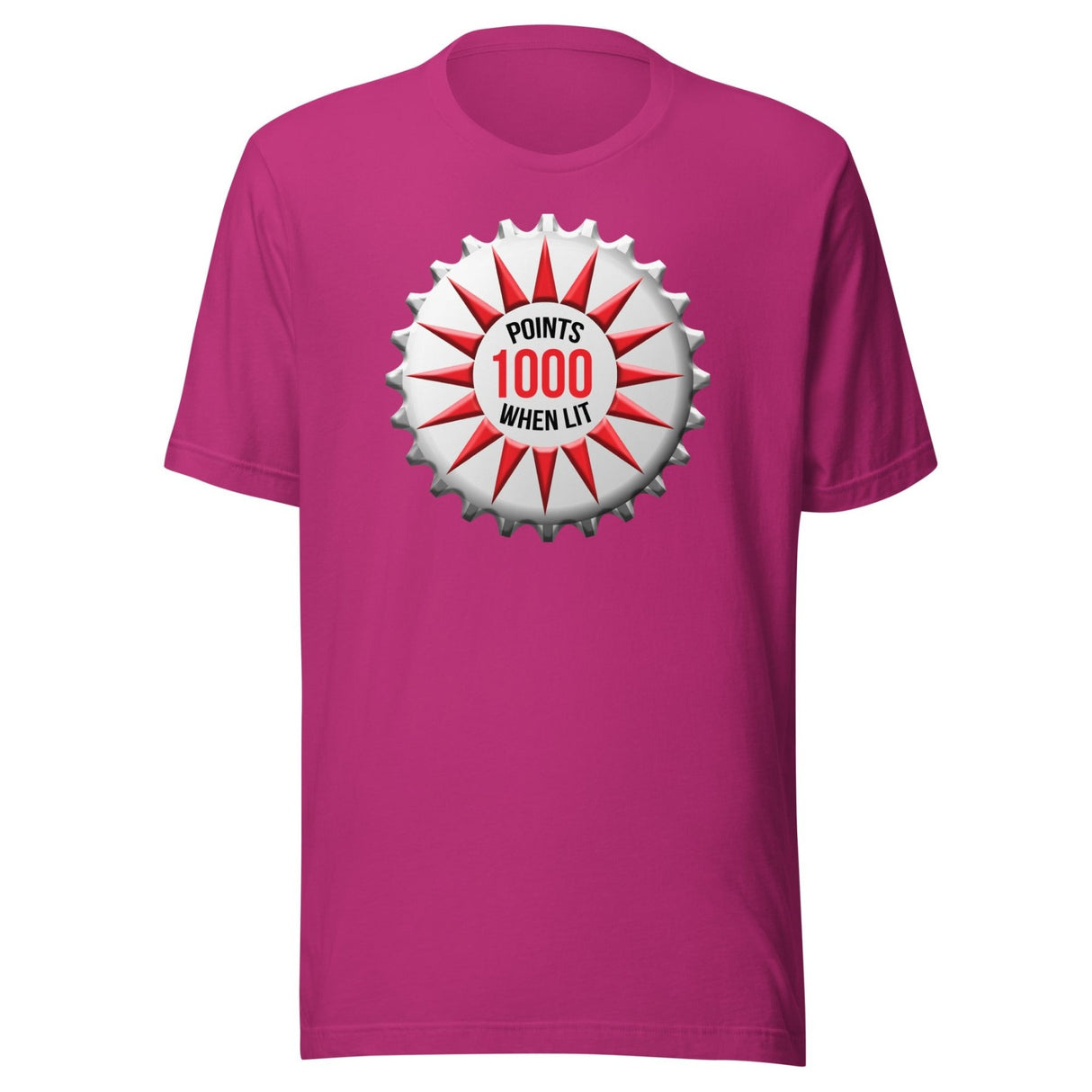 1000 Points When Lit Pinball Shirt