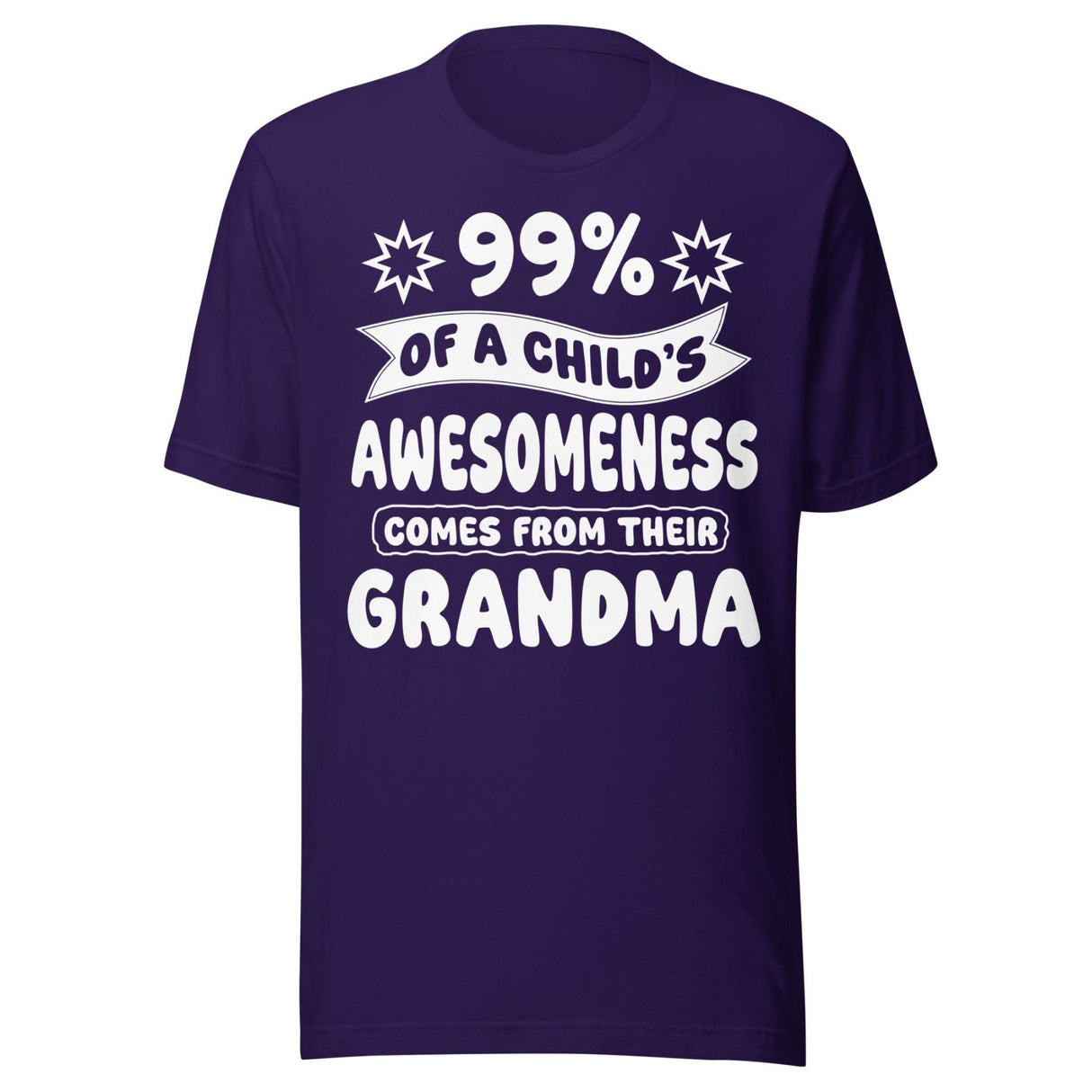 99% of a Child's Awesomeness Comes From Their Grandma Shirt