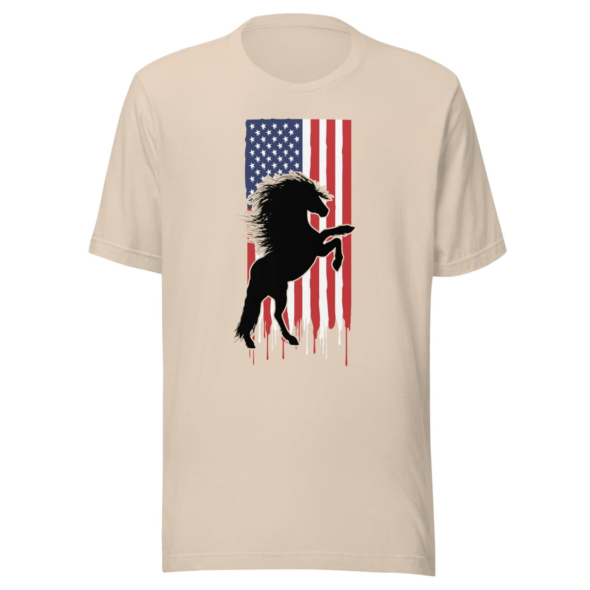 American Flag Horse Shirt