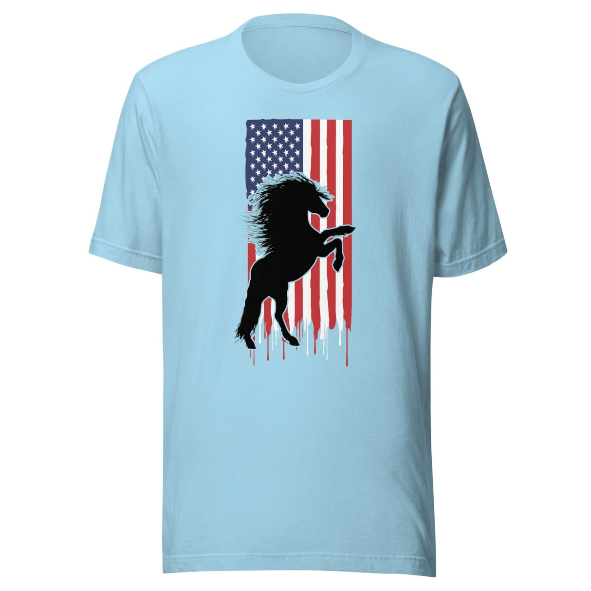 American Flag Horse Shirt