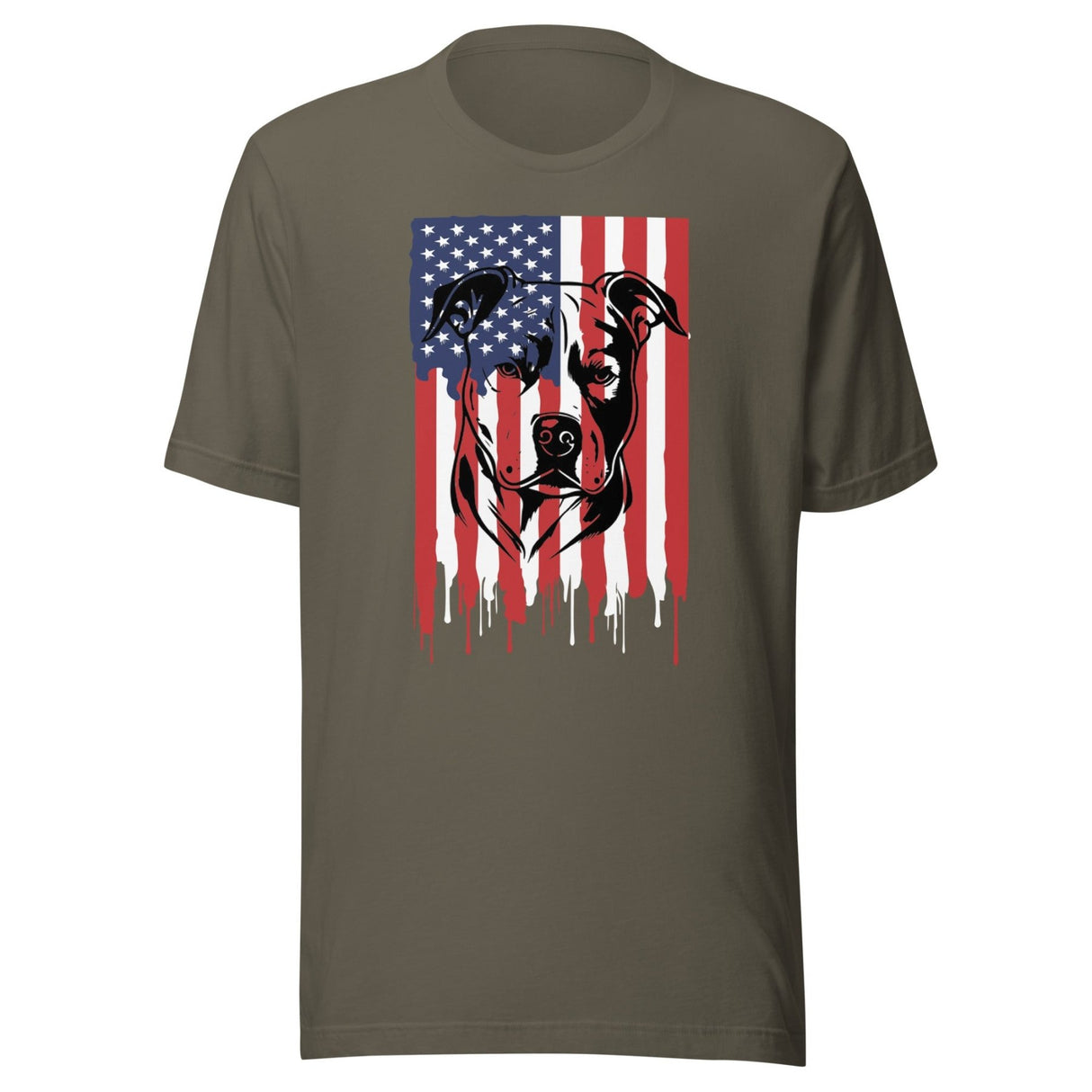American Flag Pit Bull Shirt