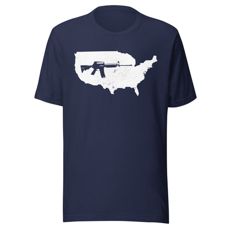 AR - 15 USA Map Shirt
