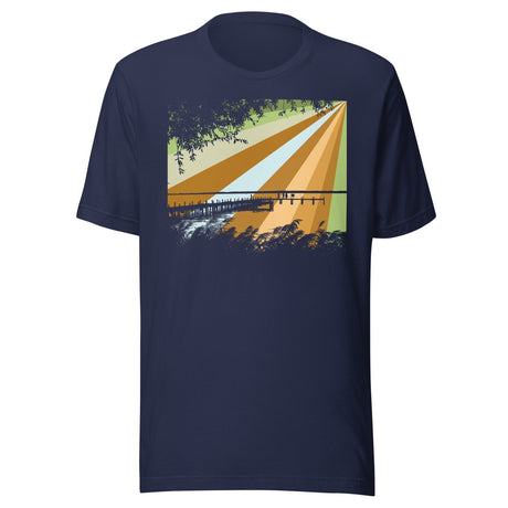 Artistic Lake Camping Shirt