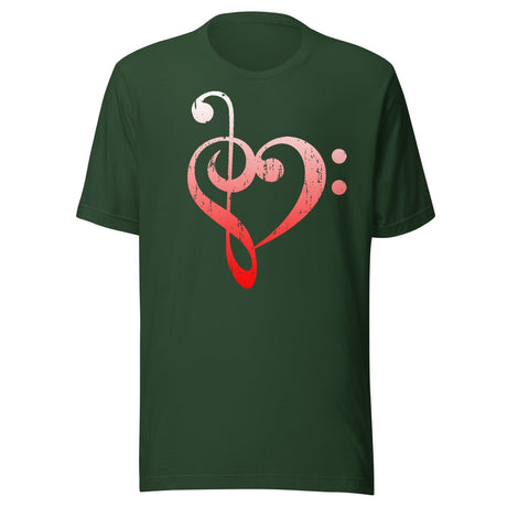 Bass Treble Heart Shirt
