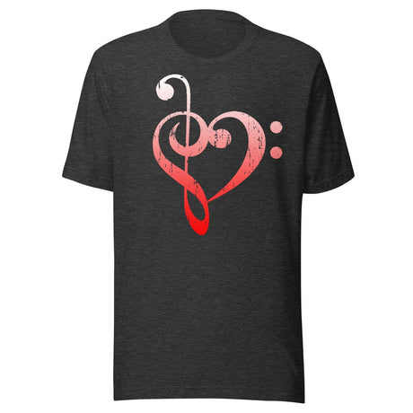 Bass Treble Heart Shirt