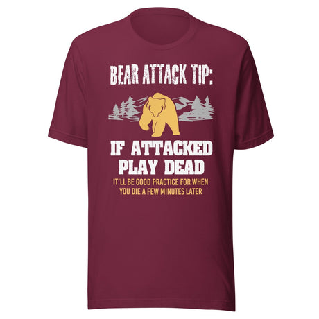 Bear Attack Tip Play Dead Shirt