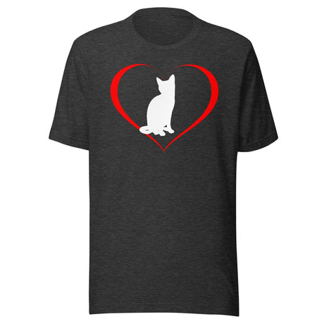 Cat in Heart Shirt