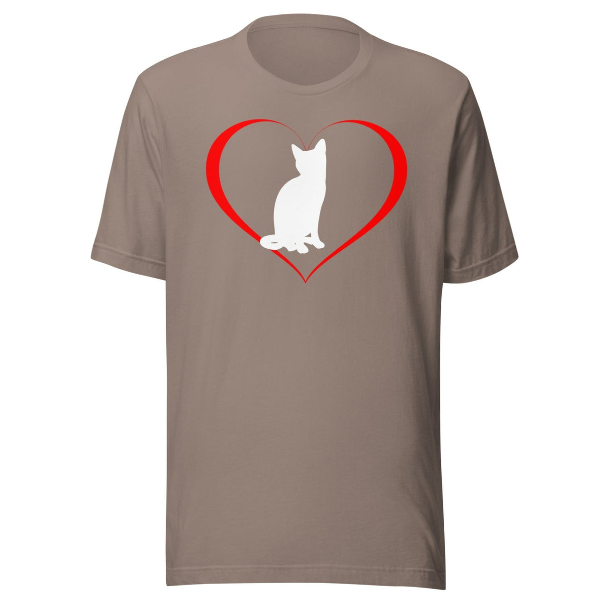 Cat in Heart Shirt