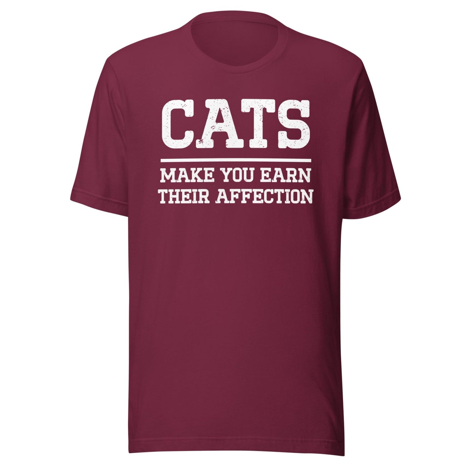 Cats Make You Earn Their Affection Shirt