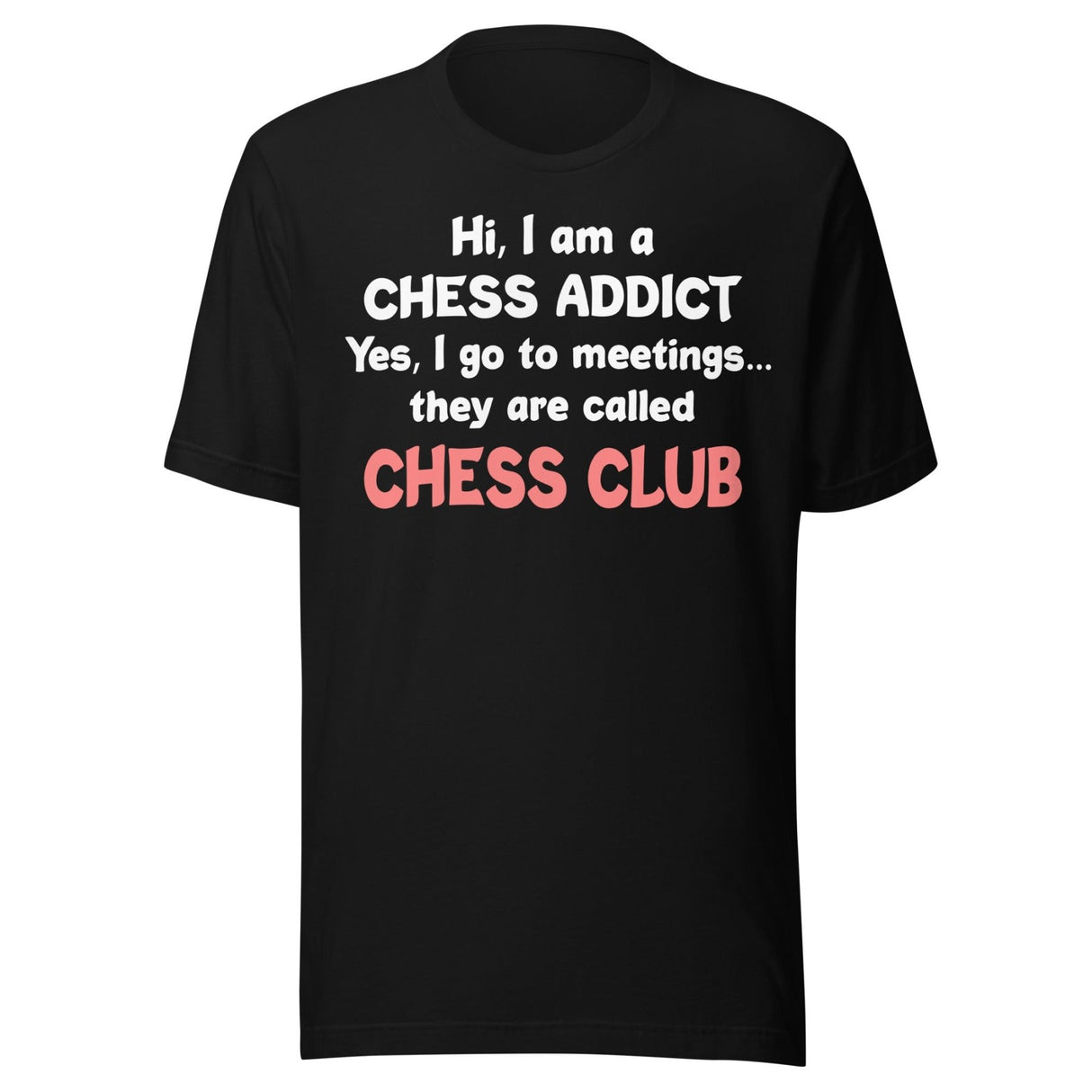 Chess Addict Chess Club Shirt
