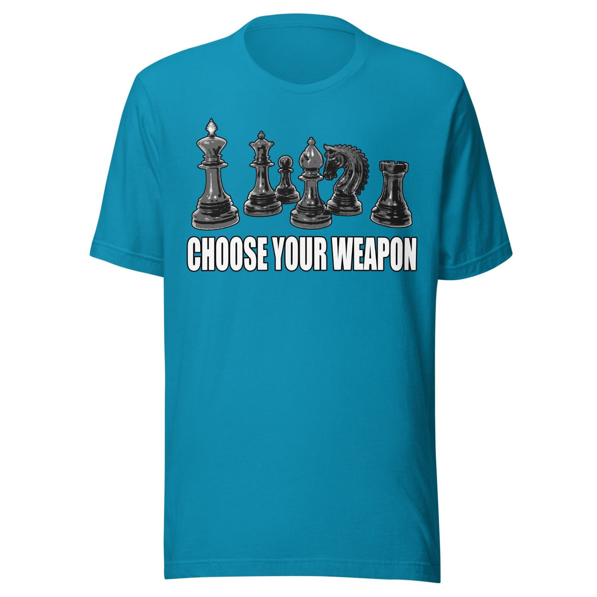 Choose Your Weapon Chess Shirt