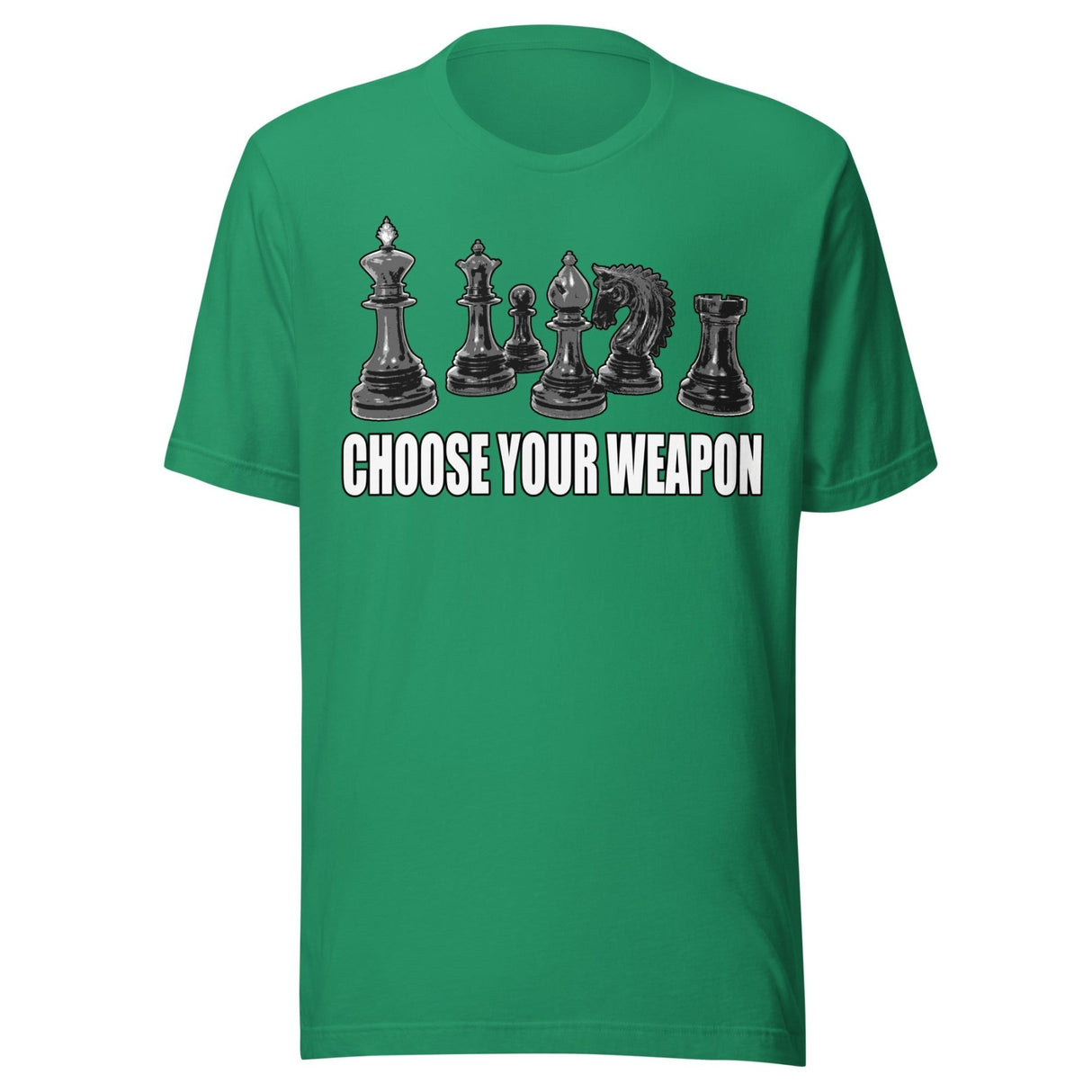 Choose Your Weapon Chess Shirt