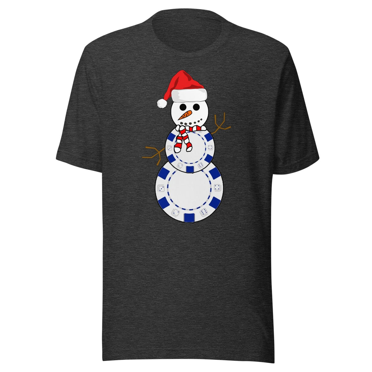 Christmas Poker Snowman Shirt