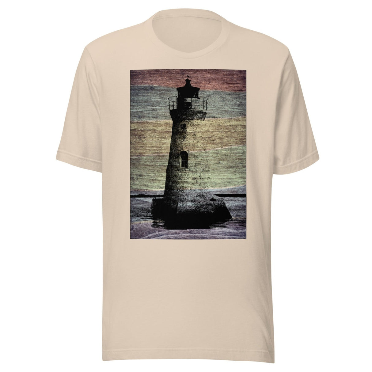 Cockspur Lighthouse Wood Etching Shirt