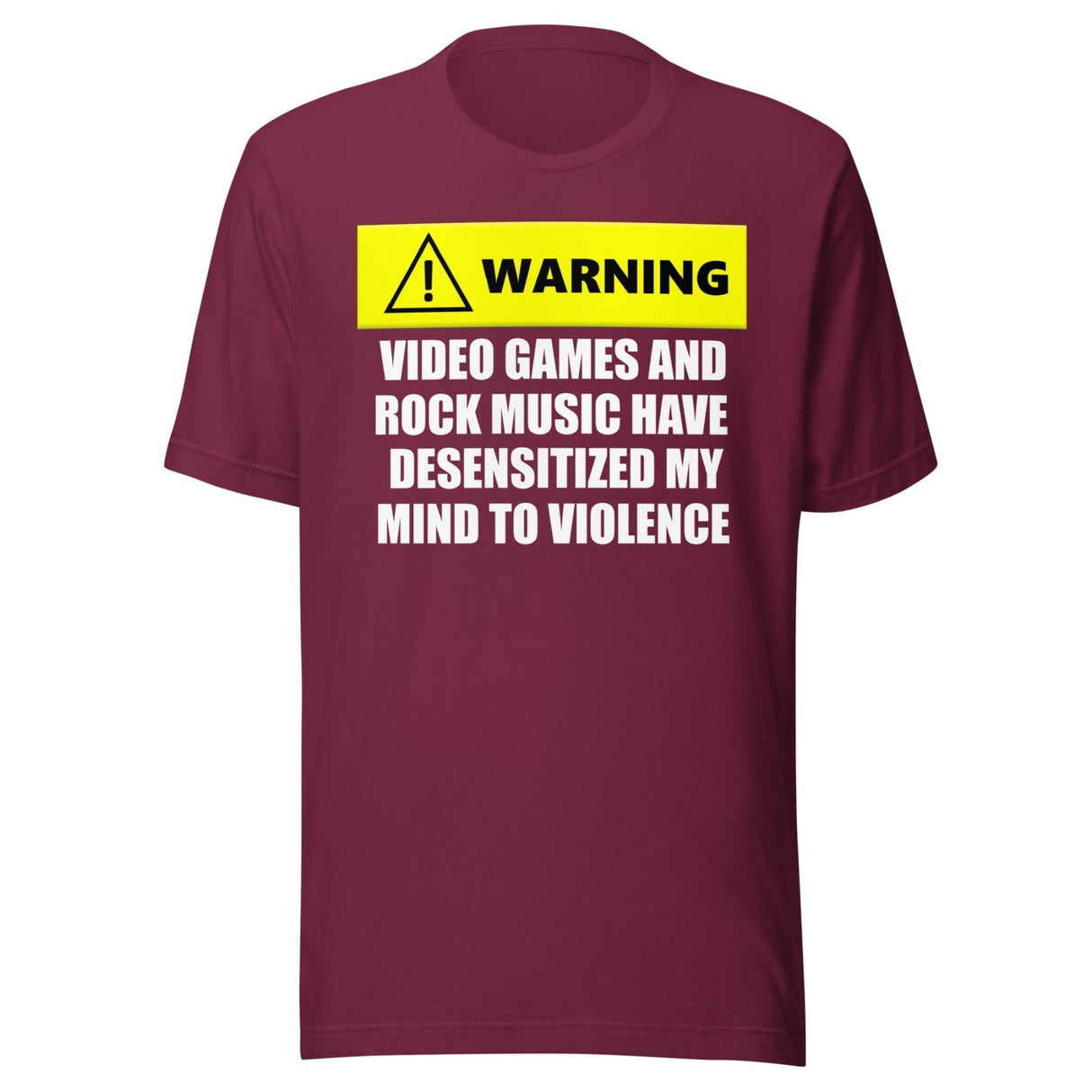 Desensitized by Video Games and Rock Music Shirt