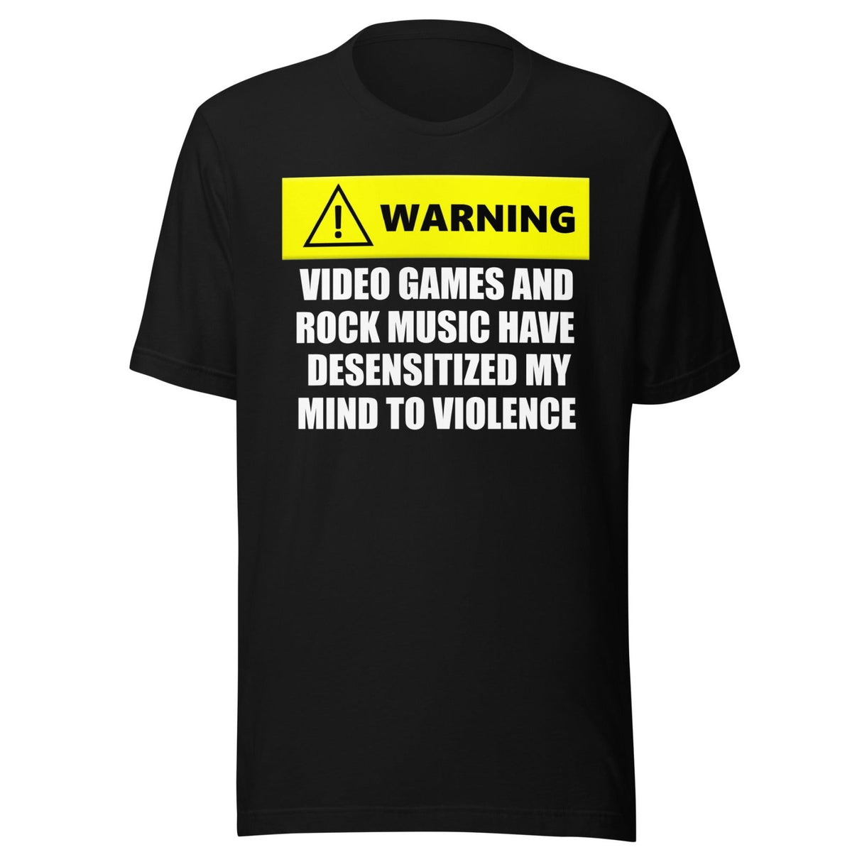 Desensitized by Video Games and Rock Music Shirt