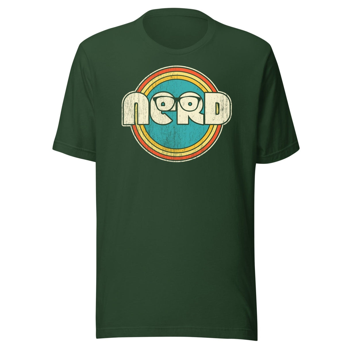 Distressed Vintage Nerd Shirt