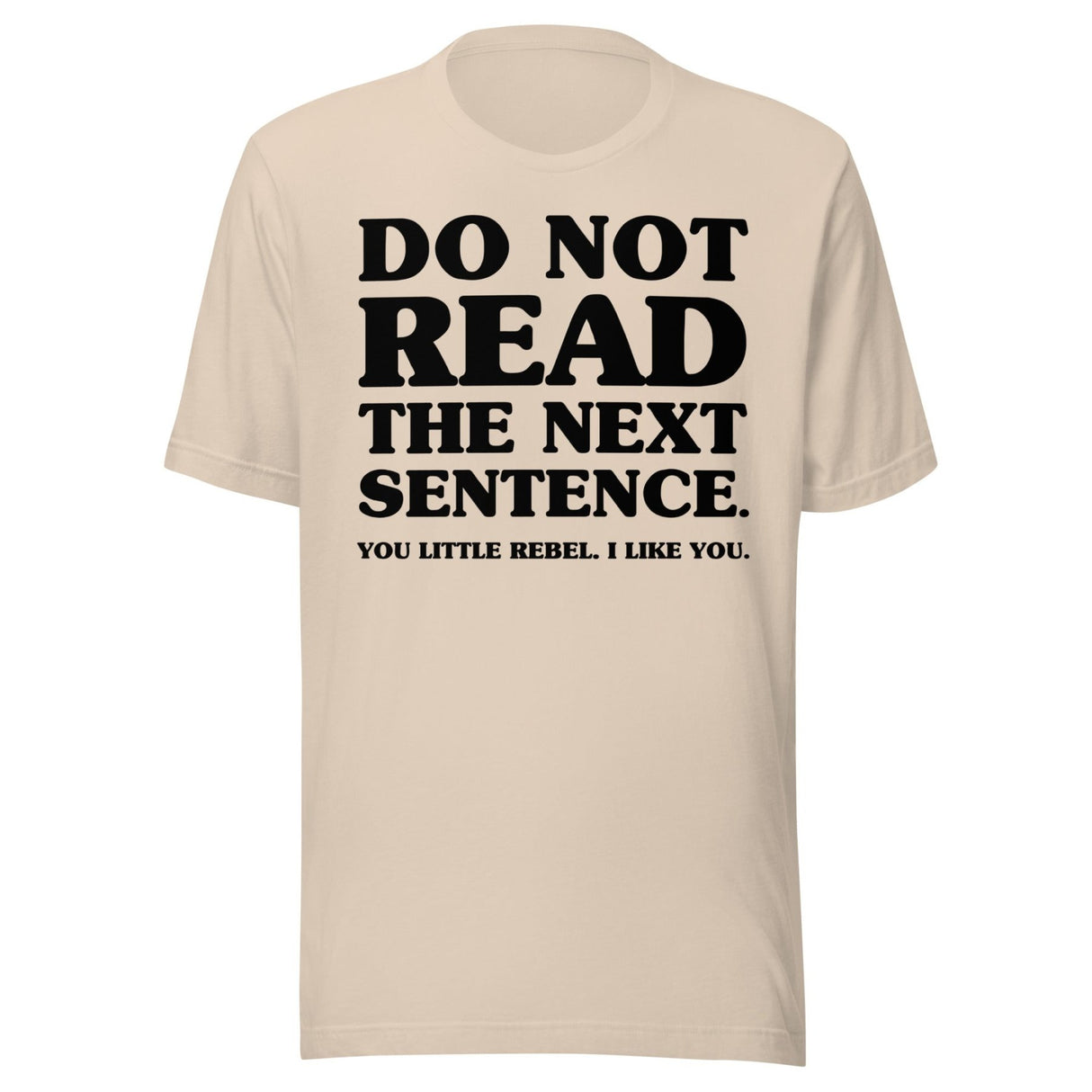 Do Not Read The Next Sentence Little Rebel Shirt