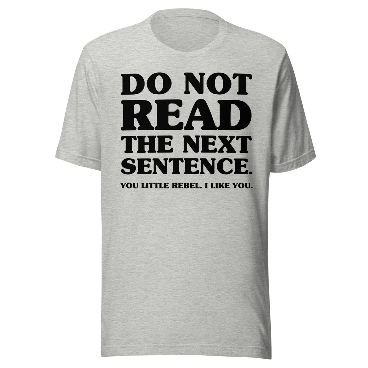 Do Not Read The Next Sentence Little Rebel Shirt