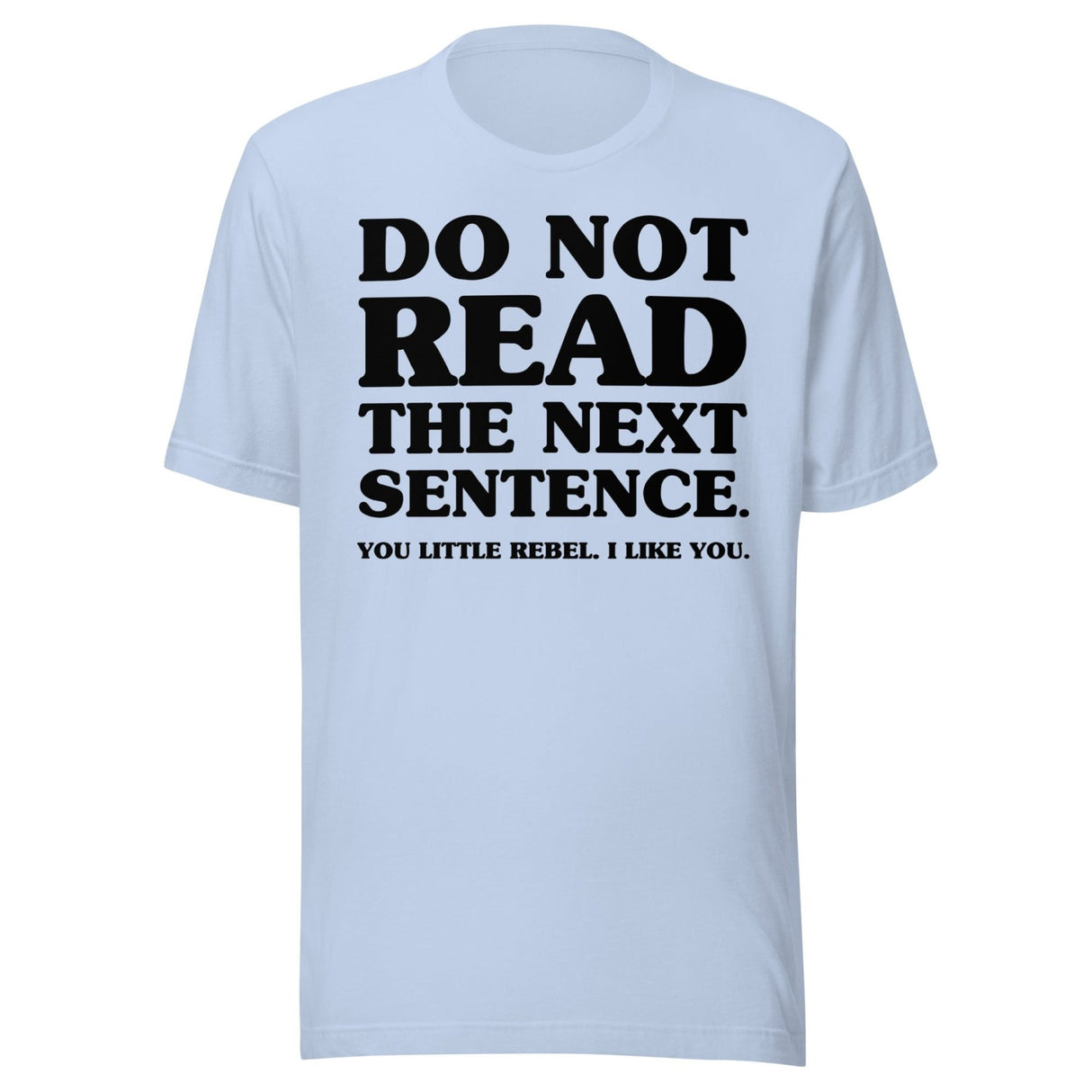 Do Not Read The Next Sentence Little Rebel Shirt