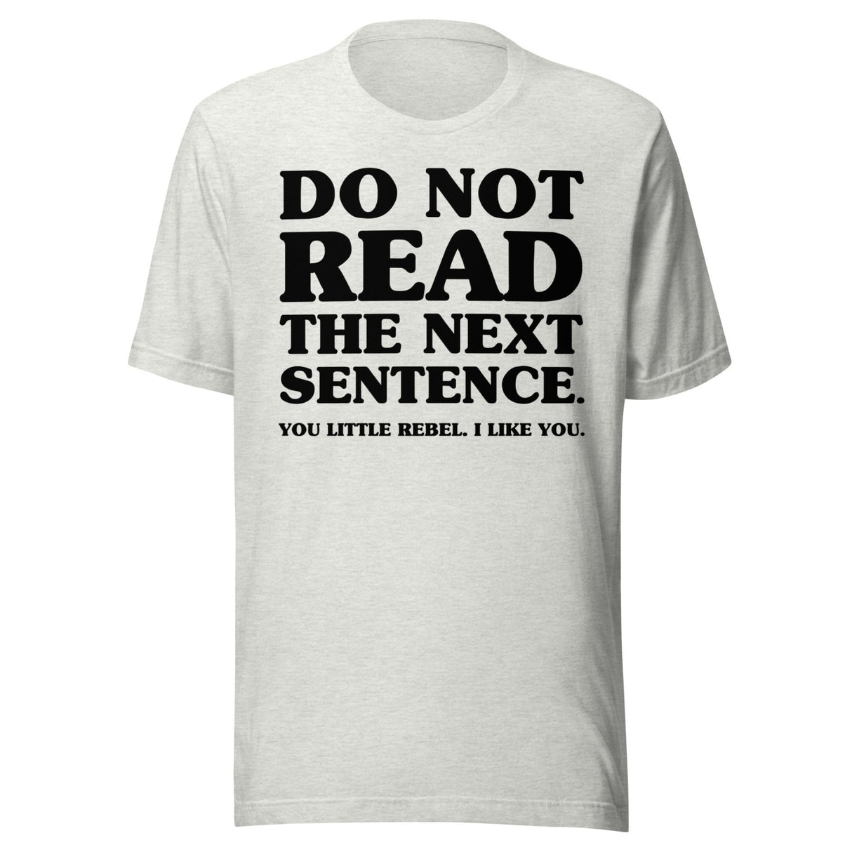 Do Not Read The Next Sentence Little Rebel Shirt