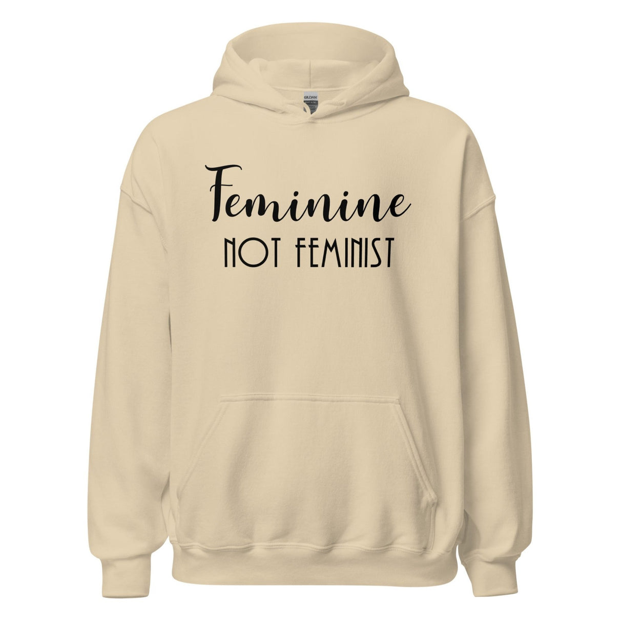 Feminine Not Feminist Hoodie