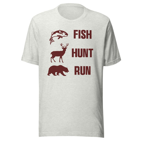 Fish Hunt Run Bear Shirt