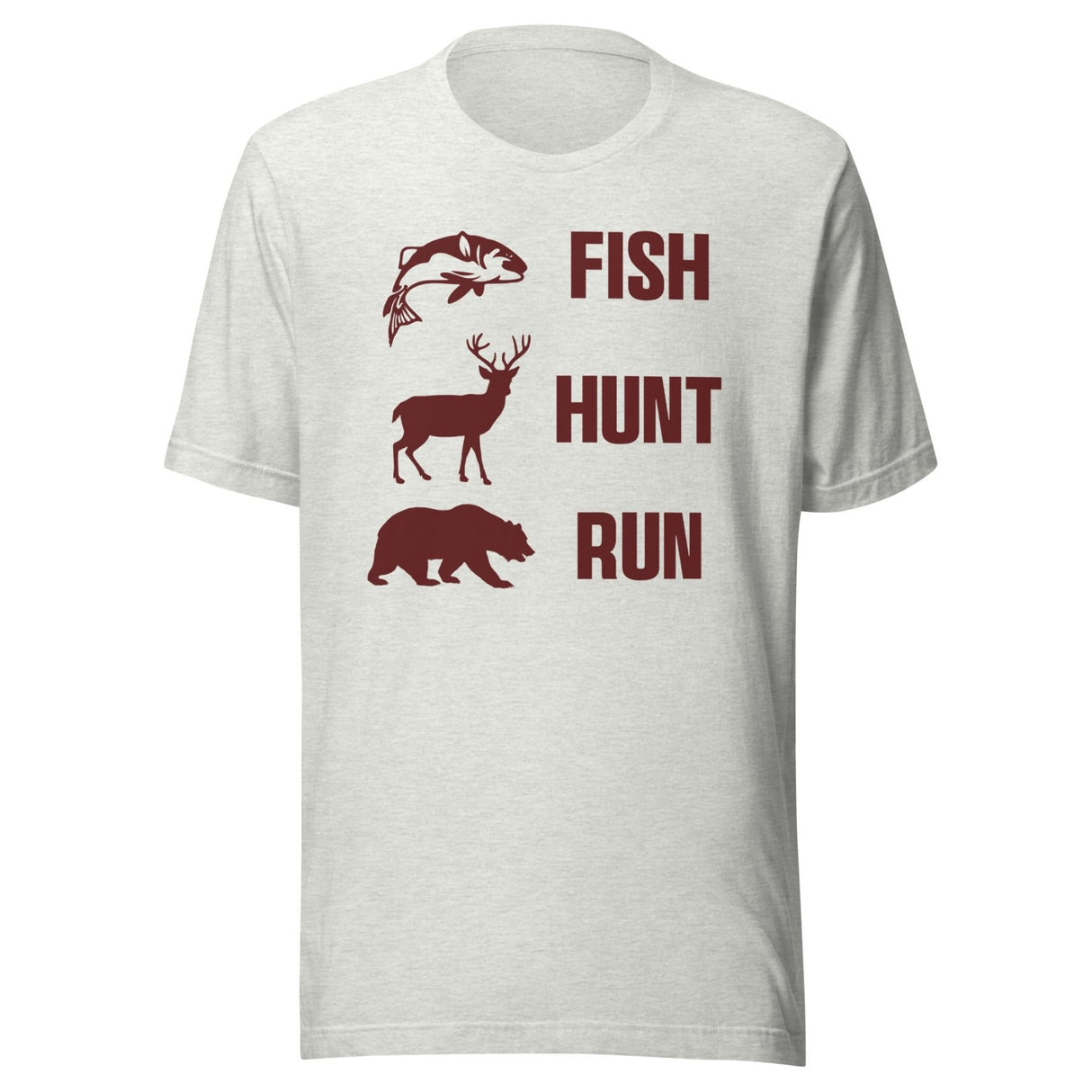 Fish Hunt Run Bear Shirt