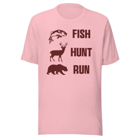 Fish Hunt Run Bear Shirt