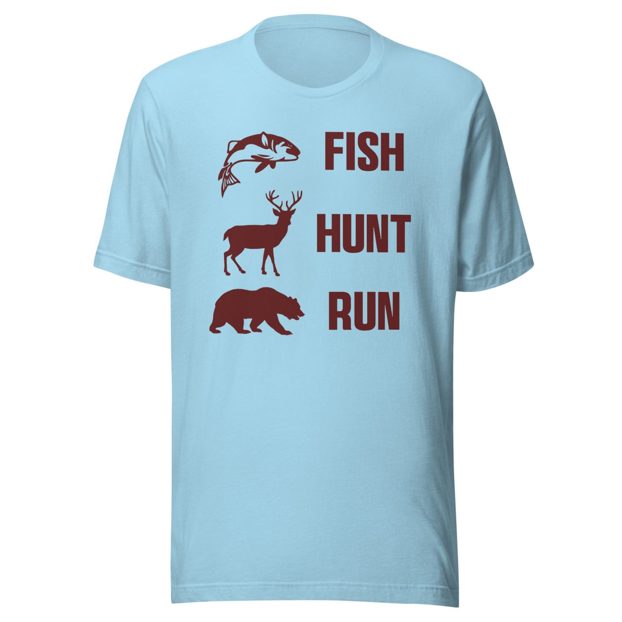 Fish Hunt Run Bear Shirt