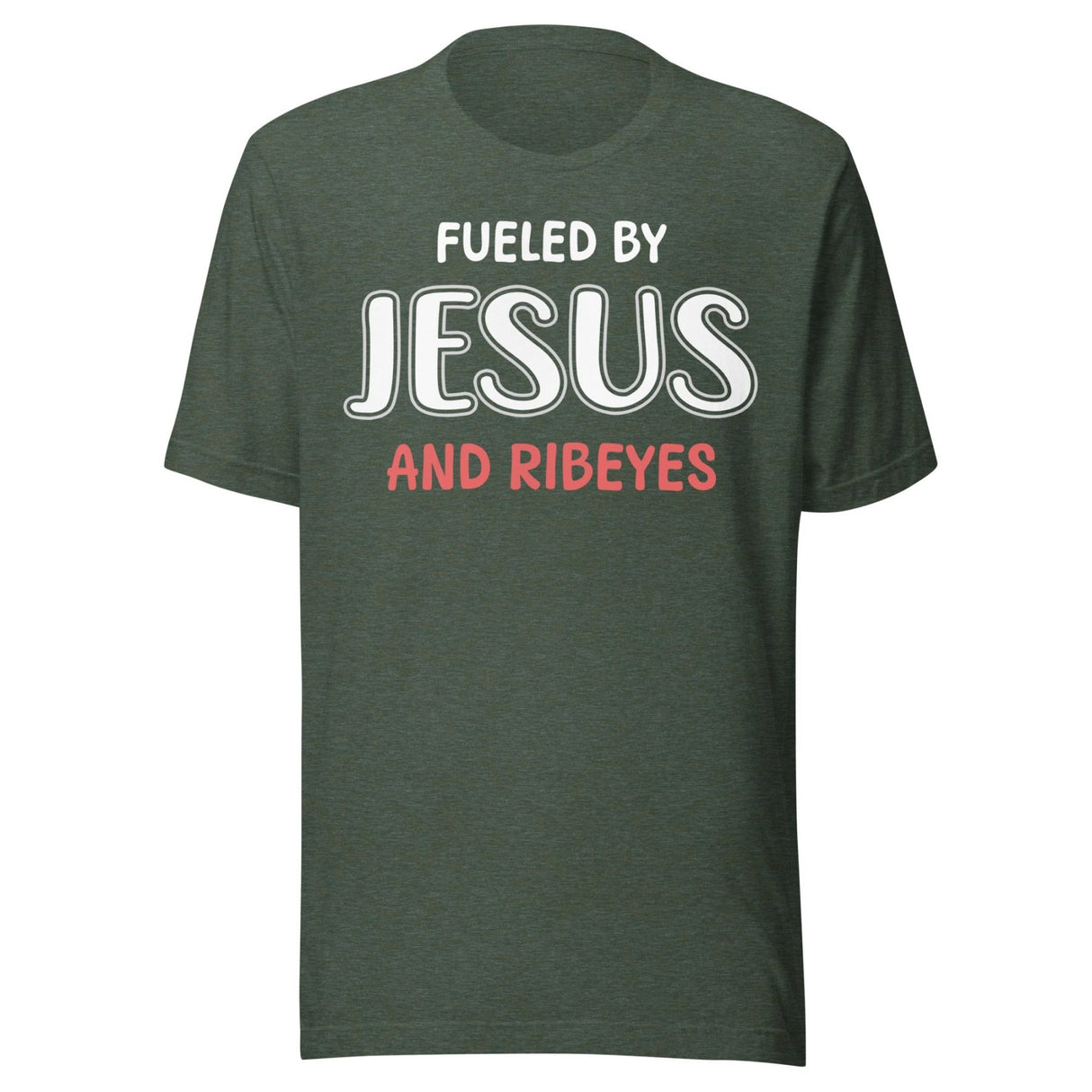 Fueled by Jesus and Ribeyes Carnivore Shirt