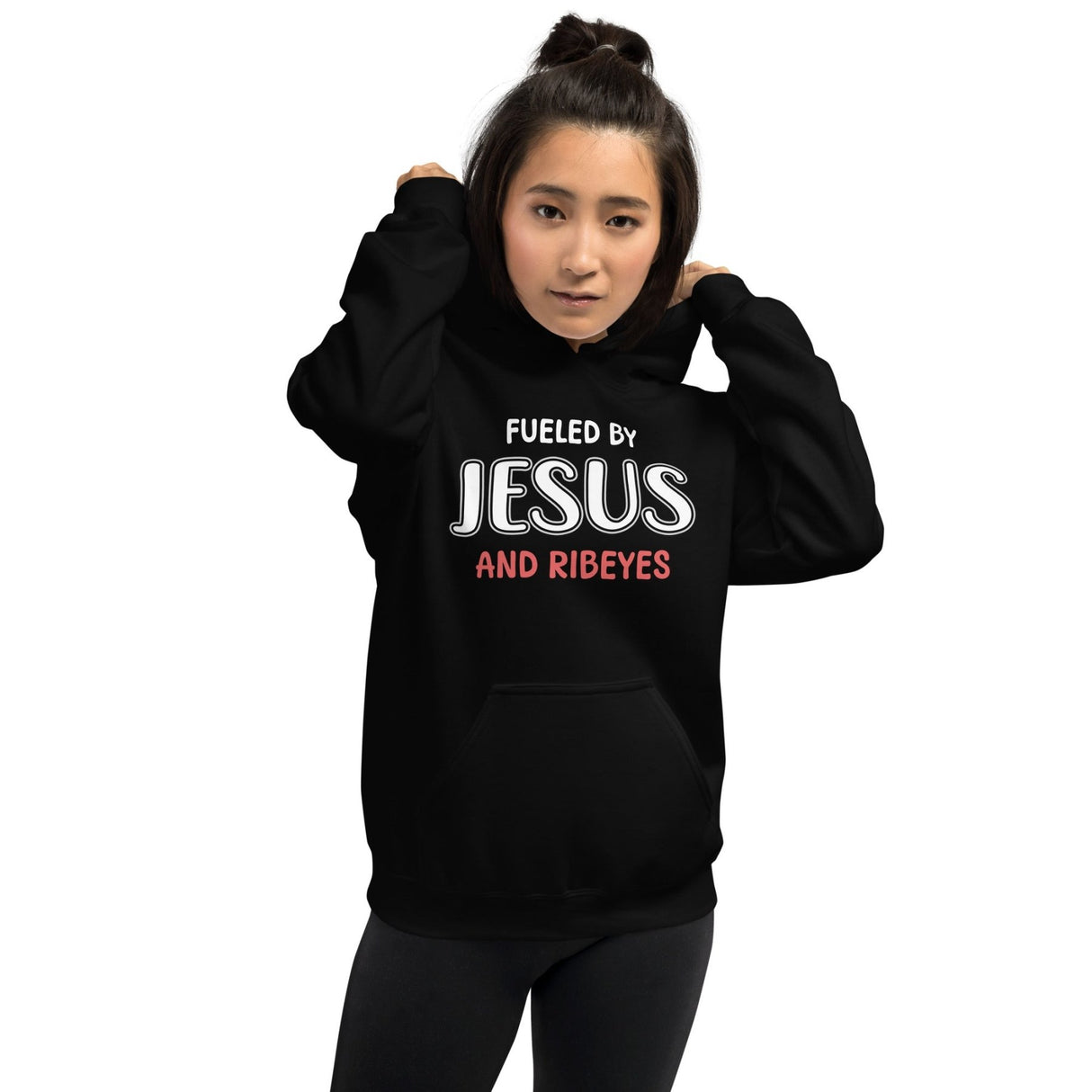 Fueled by Jesus and Ribeyes Hoodie