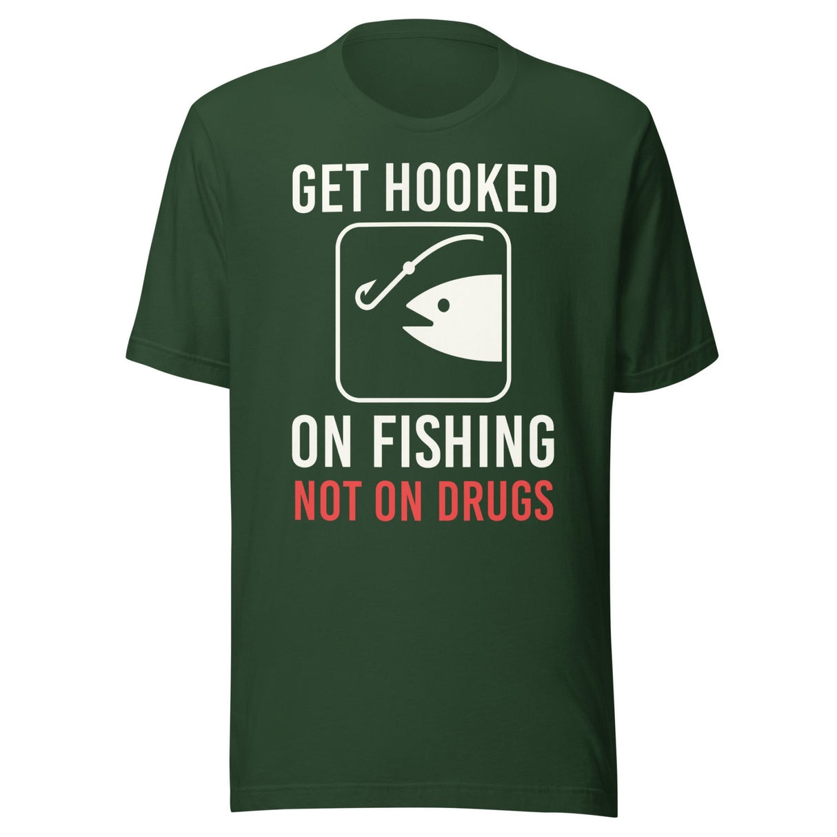 Get Hooked on Fishing Not on Drugs Shirt