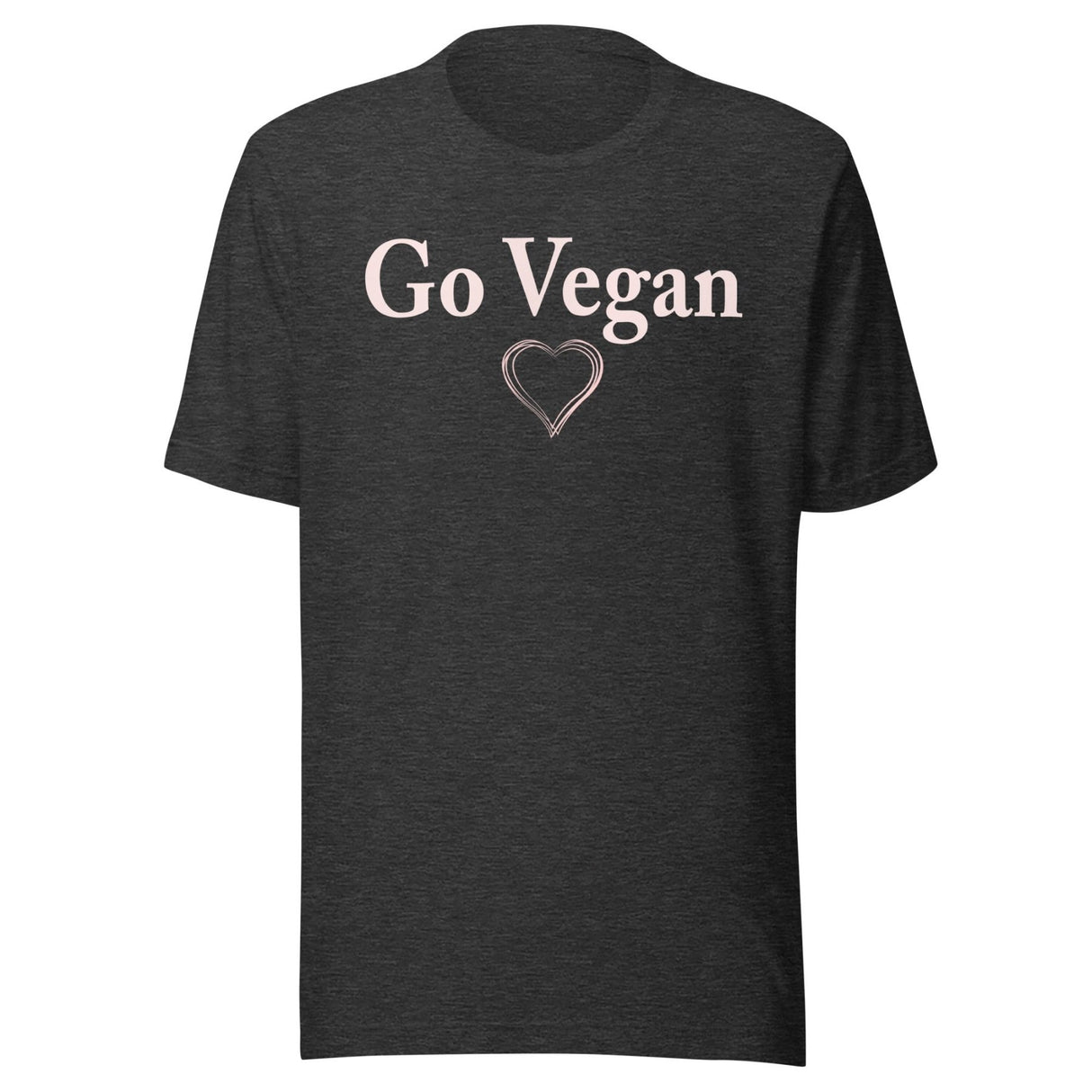 Go Vegan Pink Heart Shirt