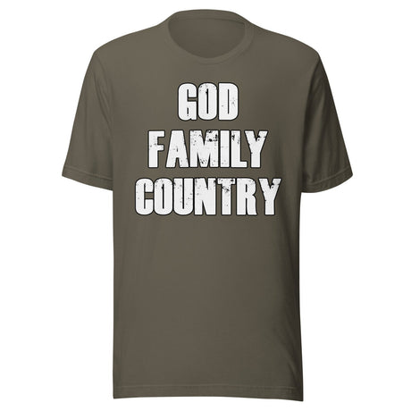 God Family And Country Shirt