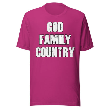 God Family And Country Shirt