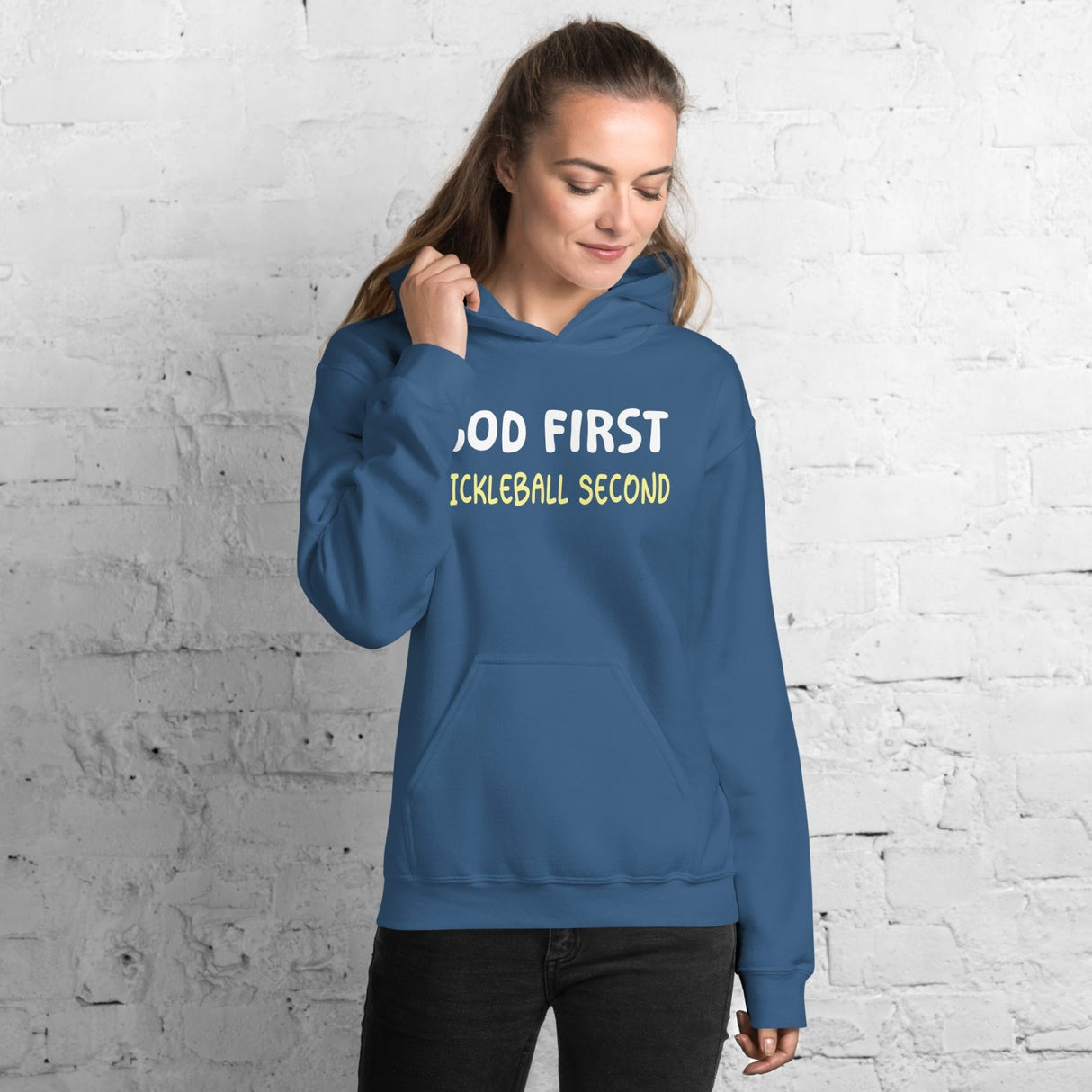 God First Pickleball Second Hoodie