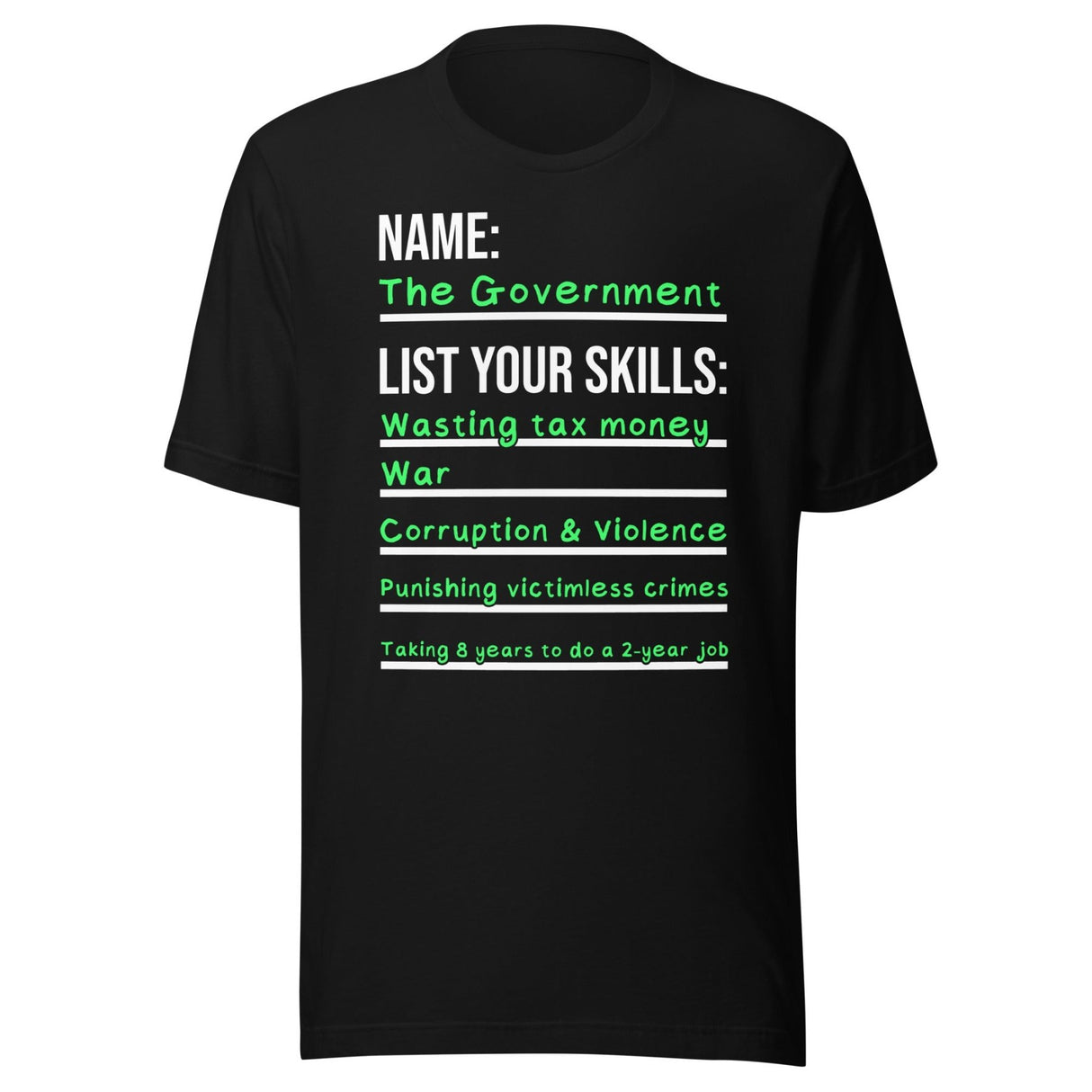 Government Skills Shirt