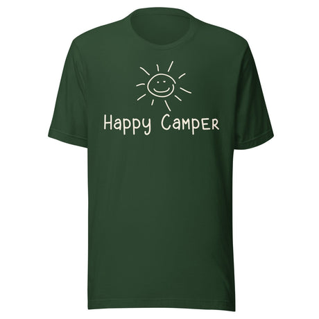 Happy Camper Smiling Sun Shirt