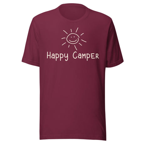 Happy Camper Smiling Sun Shirt