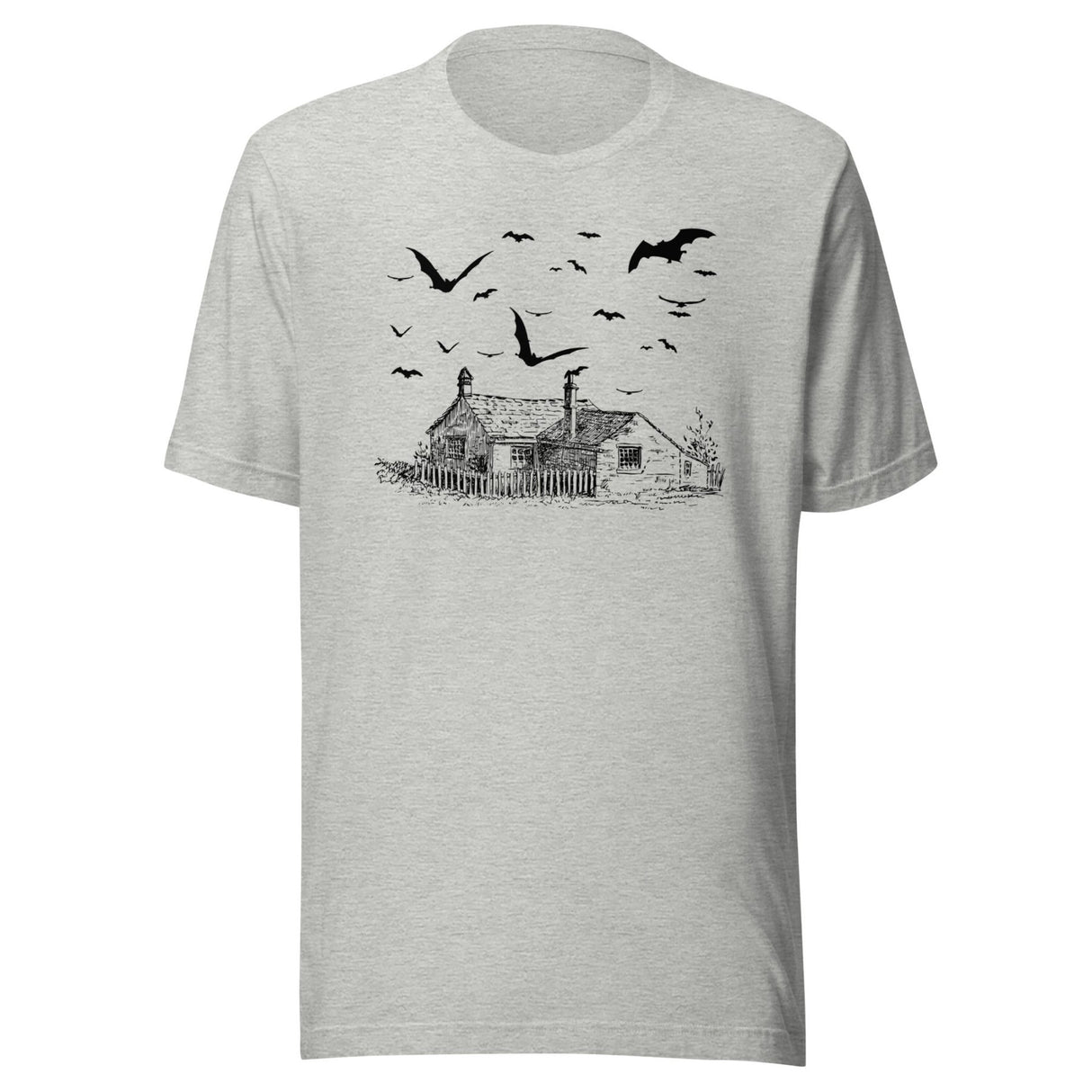 Haunted Cabin With Bats Shirt