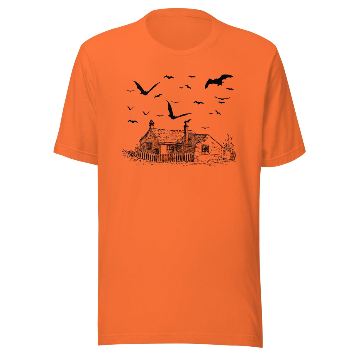 Haunted Cabin With Bats Shirt
