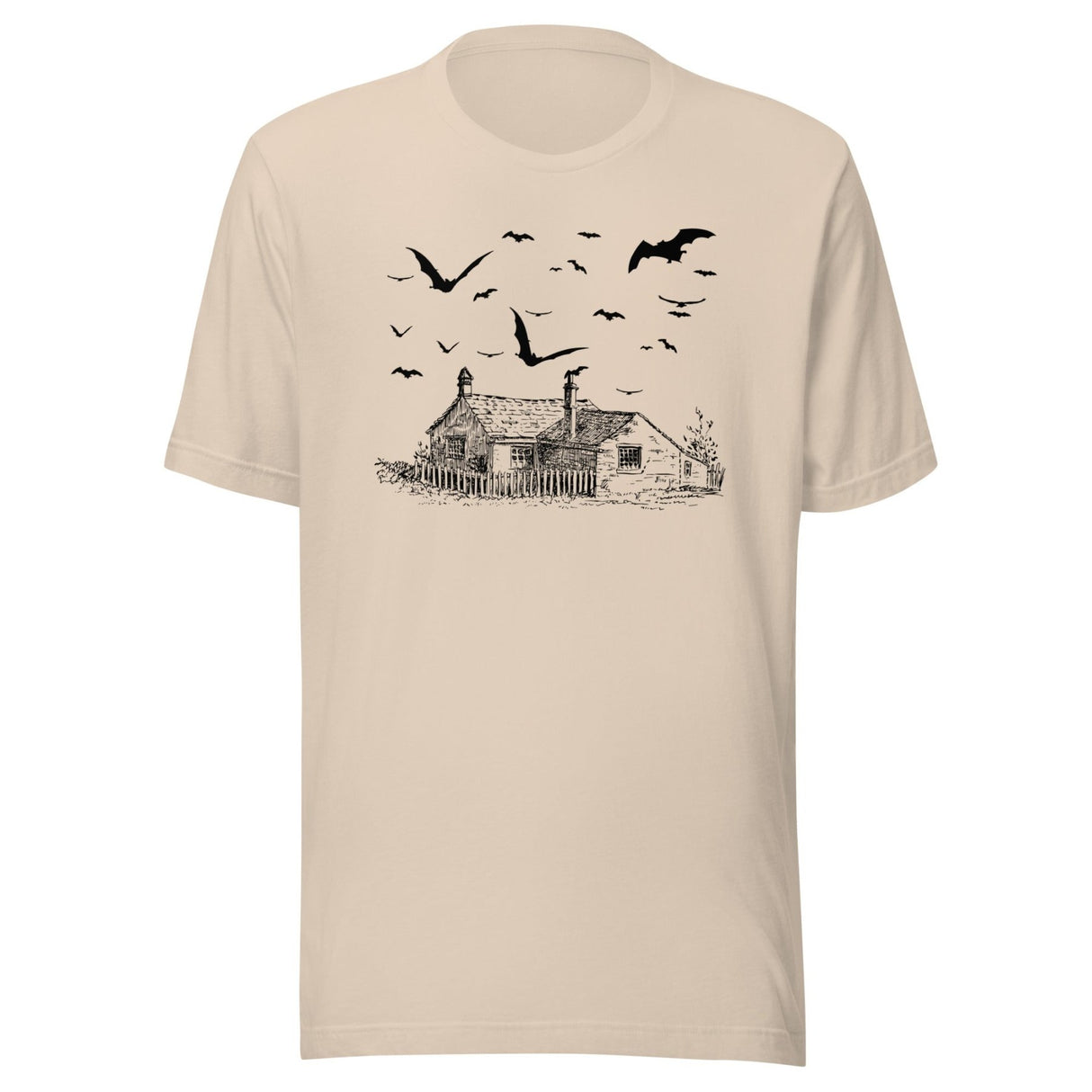 Haunted Cabin With Bats Shirt