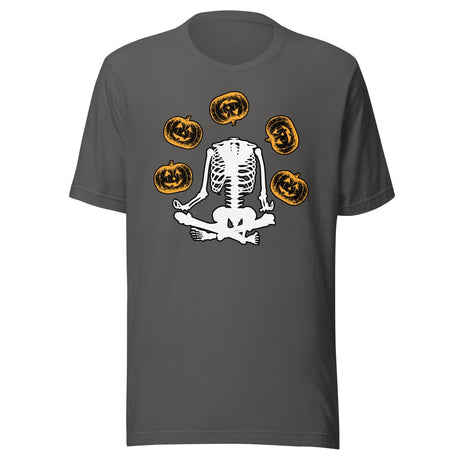 Headless Skeleton Juggling Pumpkins Shirt