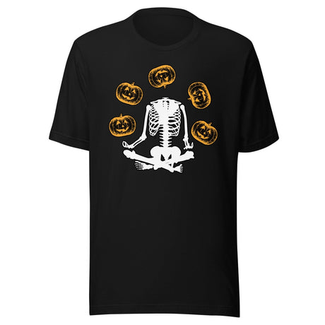 Headless Skeleton Juggling Pumpkins Shirt