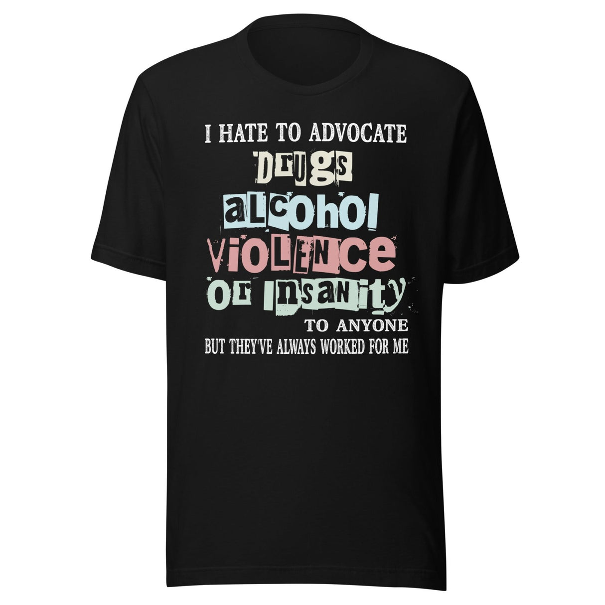 Hunter S. Thompson Drugs Alcohol Violence Insanity Shirt