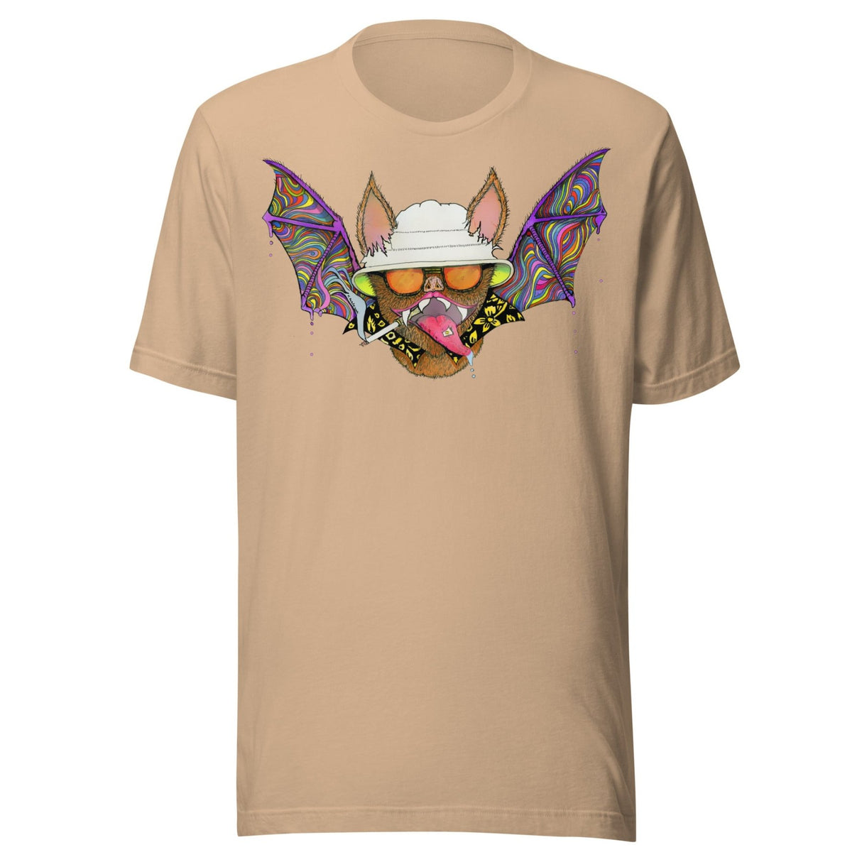 Hunter S. Thompson Psychedelic Bat Shirt