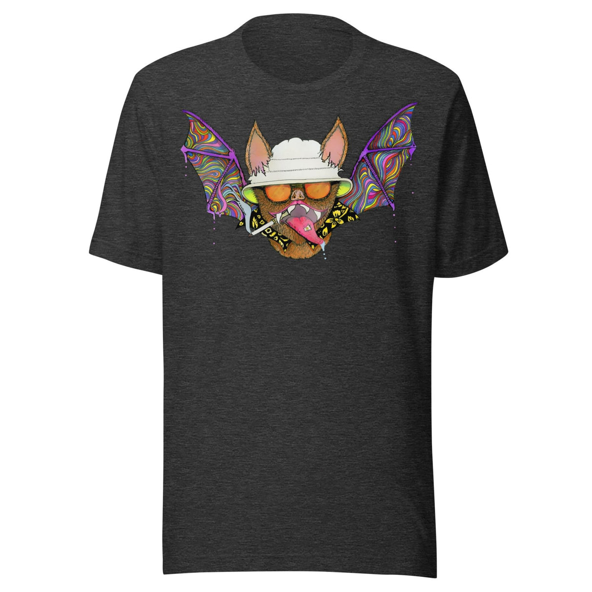 Hunter S. Thompson Psychedelic Bat Shirt