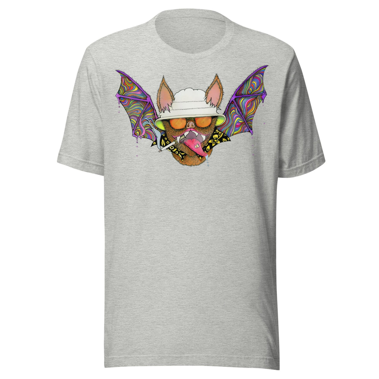 Hunter S. Thompson Psychedelic Bat Shirt